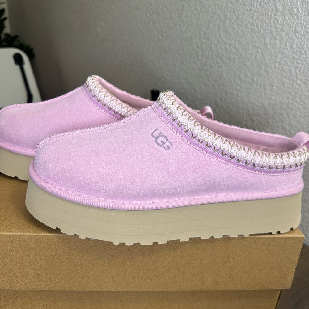 UGG Pink Platform Slippers 9 color Pink Diamond